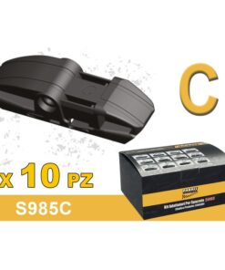 Kit 10 Attacchi C Per Spazzole Tergicristallo S985 Flat e T191 Ibrida