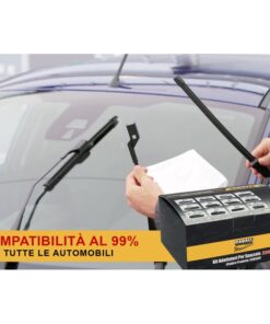 Kit 10 Attacchi D Per Spazzole Tergicristallo S985 Flat e T191 Ibrida