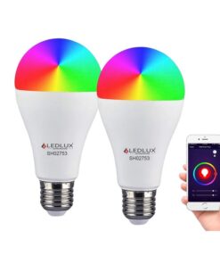 Smart Lampada Led Bulb E27 A65 15W WiFi RGB CCT Dimmerabile APP Compatible Amazon Alexa Google Home SKU-2753