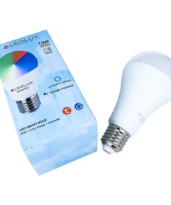 Smart Lampada Led Bulb E27 A65 15W WiFi RGB CCT Dimmerabile APP Compatible Amazon Alexa Google Home SKU-2753