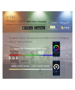 Smart Lampada Led Candela E14 C37 4,5W WiFi RGB CCT Dimmerabile APP Compatible Amazon Alexa Google Home SKU-2754