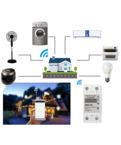 Alternative view of Contatore Wifi 60A Contatore di Energia Digitale Monofase su Guida DIN APP Tuya Smart Life