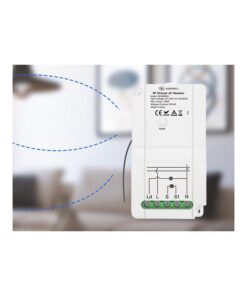 Ricevitore RF AC Led Dimmer Senza Fili Taglio di Fase 220V 300W Ingresso Radio Frequenza e Pulsante NO