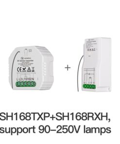 Alternative view of Ricevitore RF AC Led Dimmer Senza Fili Taglio di Fase 220V 300W Ingresso Radio Frequenza e Pulsante NO