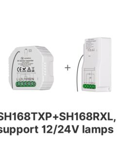 Ricevitore RF DC Led Dimmer Senza Fili 12V 24V 10A Ingresso Radio Frequenza e Pulsante NO