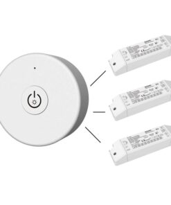 Telecomando Mini Dimmer Portatile O Fisso RF 2.4GHz Rotondo Mono Canale Magnetico Compatibile Con Alimentatore Skydance