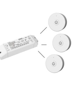 Telecomando Mini Dimmer Portatile O Fisso RF 2.4GHz Rotondo Mono Canale Magnetico Compatibile Con Alimentatore Skydance