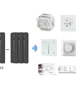 Alternative view of Telecomando RF 2.4GHz Mono Canale Dimmer Ultra Slim Magnetico Compatibile Con Alimentatore Skydance