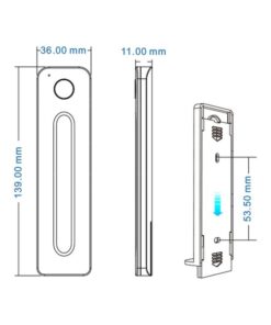 Telecomando RF 2.4GHz RGB Dimmer Ultra Slim Magnetico Compatibile Con Alimentatore Skydance