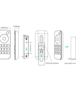 Telecomando RF 2.4GHz Radiocomando RGB Con Disco Touch Per 4 Zone Magnetico Compatibile Con Alimentatore Skydance