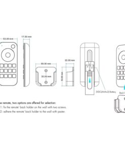 Telecomando RF 2.4GHz Radiocomando Dimmer Con Disco Touch Per 1 Zona Magnetico Compatibile Con Alimentatore Skydance
