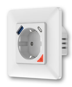 Presa Schuko Wifi Con Caricatore USB C PD 20W+ USB-A 3,0 Per Supporto Tedesco Francese 502 Italiano