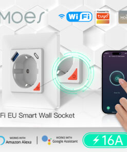 Alternative view of Presa Schuko Wifi Con Caricatore USB C PD 20W+ USB-A 3,0 Per Supporto Tedesco Francese 502 Italiano