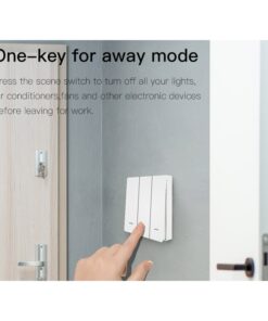 Alternative view of Interruttore Bluetooth BLE Mesh 3 Tasti Con 9 Scene Switch App Tuya Alimentazione Con Pile