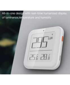 Bluetooth BLE Mesh Sensore Di Temperatura Umidita e Luce 3 In 1 APP Tuya Piccolo Quadrato