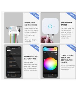 Mini ZigBee Controller 12V 24V 5 In 1 Per Striscia Led Da Mono Colore Fino a 5 Canali Con Philips HUE 3.0 e Amazon Alexa Echo (4ª generazione) o Echo Studio