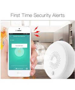 ZigBee Sensore Fumo Rilevatore di Fumo Allarme Antincendio con Sensore Fotoelettrico Indipendente