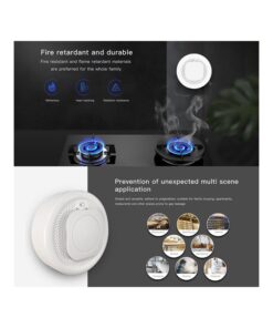 Alternative view of ZigBee Sensore Fumo Rilevatore di Incendio Allarme Antincendio con Sensore Fotoelettrico Indipendente