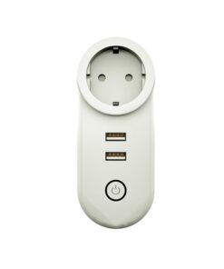 ZigBee 3.0 Smart Socket Presa Schuko ZigBee Con 2 Porte USB 16A 220V Compatibile Con Alexa Google Philips Hue Samsung Smartthings