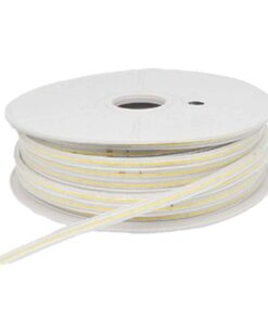 50M Striscia Led COB 8W/M 220V-240V Luce Fredda 6500K 600lm IP65 CRI=80 Angolo 180°
