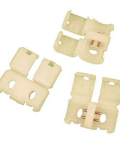 Set di 3 Connettori per Striscia LED 8mm Accessori di Collegamento Rapido Colore Bianco