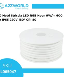 Alternative view of 50 Metri Striscia LED COB RGB Neon 9W/m 600 lm IP65 220V 180° CRI 80