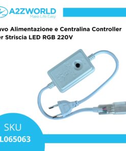 Alternative view of Cavo Alimentazione e Centralina Controller per Striscia LED RGB 220V SL065047
