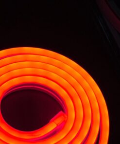 Striscia LED Neon 5M 8.5W/M 12V 120LED Modellabile e Tagliabile IP65 Impermeabile Red Angolazione Luce 120