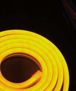 Striscia LED Neon 5M 8.5W/M 12V 120LED Modellabile e Tagliabile IP65 Impermeabile Yellow Angolazione Luce 120