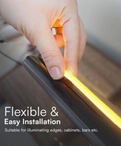 10m Striscia Led COB 220V Spina Schuko 16A COB 286 AC 220V 12.5W/M Bianco Caldo