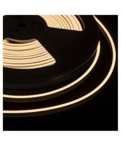 24V Bobina Striscia Led Neon Flex Bianco Caldo 3000K 10 Metri IP65 10W/M Tagliabile Dove Vuole