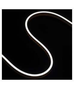 24V Bobina Striscia LED Neon Flex Bianco Freddo 6500K 10 Metri IP65 10W/M Tagliabile