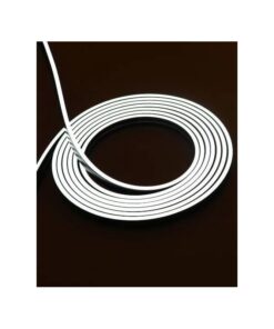 24V Bobina Striscia LED Neon Flex Bianco Freddo 6500K 10 Metri IP65 10W/M Tagliabile