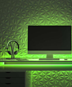 Strip LED COB-320 10W/m 5m 24V Colore Verde IP67 10mm SKU-23143