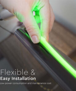 Strip LED COB-320 10W/m 5m 24V Colore Verde IP67 10mm SKU-23143