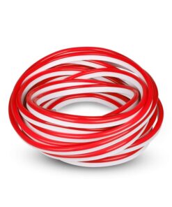 24V Bobina Striscia Led Neon Flex Colore Rosso Red 10 Metri IP65 8W/M SKU-2516