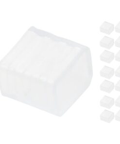 Alternative view of 15 Gommini PVC di Chiusura per Striscia LED Impermeabile Passo 10mm Interno 13x7mm