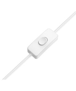 Spina Alimentatore Trasformatore Raddrizzatore 2 Pin Passo 10mm Modello Bombatura Ovale Con Interruttore Connettore Rapido Per Striscia Led 220V Mono Colore