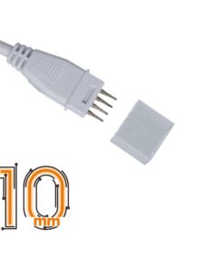 Spina Alimentatore Trasformatore Raddrizzatore 4 Pin Passo 10mm Connettore Rapido Tapo Incluso Per Striscia Led 220V RGB Modello Manuale