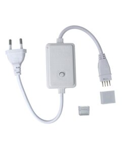 Alternative view of Spina Alimentatore Trasformatore Raddrizzatore 4 Pin Passo 10mm Connettore Rapido Tapo Incluso Per Striscia Led 220V RGB Modello Manuale