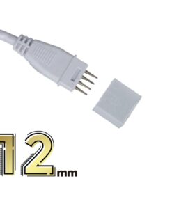 Alternative view of Spina Alimentatore Trasformatore Raddrizzatore 4 Pin Passo 12mm Connettore Rapido Tapo Incluso Per Striscia Led 220V RGB Modello Manuale