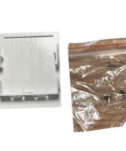 2 Pezzi Tappo Finale Terminale Bianco per Chiusura Lampada LED Lineare SV0205B