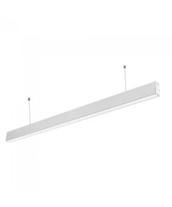 Lampada Led Lineare A Sospensione Slim 120cm 40W Corpo Bianco Neutro 4000K Allungabile Chip Samsung SKU-21376