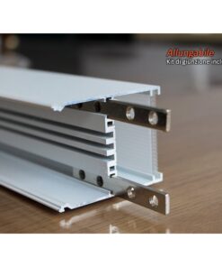 Alternative view of Lampada Led Lineare A Sospensione 40W UGR 19 Colore Corpo Bianco 4000K Neutro Dimmerabile 0-10V Allungabile Linkable Fino a 12 Metri SKU-21383