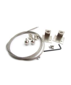 Kit Staffe Fissaggio A Sospensione Per Lampada Plafoniera Led Codice SV1260