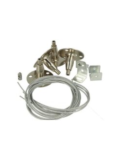 Kit Staffe Fissaggio a Sospensione Per Pannello Led 120x30 60x60 120x60 30x30 SKU-6018