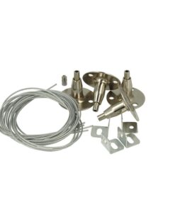 Kit Staffe Fissaggio a Sospensione Per Pannello Led 120x30 60x60 120x60 30x30 SKU-6018