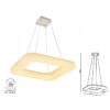 Lampada Led A Sospensione Moderno Quadrata CCT 600X600mm 42W Dimmerabile Telecomando 3 In 1 SKU-3963
