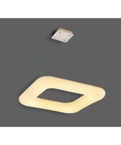 Lampada Led A Sospensione Moderno Quadrata CCT 600X600mm 42W Dimmerabile Telecomando 3 In 1 SKU-3963
