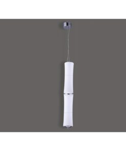 Lampada Led A Sospensione Moderno Forma 2 Canne Bambu Verticale D125X890mm 32W 3000K Dimmerabile Triac Dimmer SKU-3981